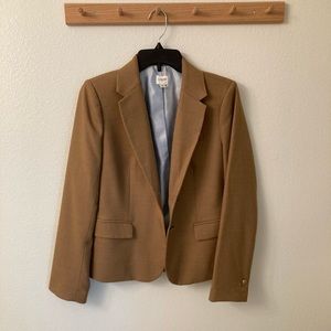 J. Crew Factory Camel Schoolboy Blazer